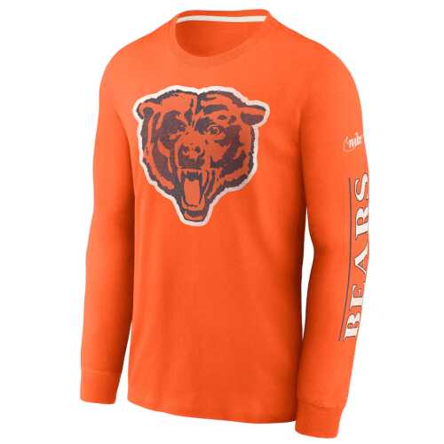 Men's Nike Chicago Bears Fashion Tri-Blend Long Sleeve T-Shirt