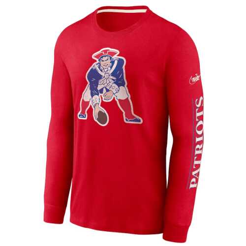 Men's Nike New England Patriots Fashion Tri-Blend Long Sleeve T-Shirt