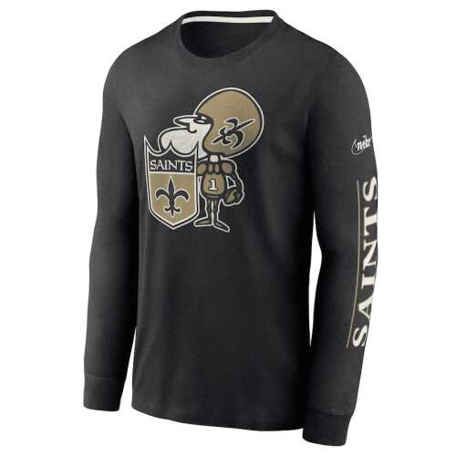 Men's Nike New Orleans Saints Fashion Tri-Blend Long Sleeve T-Shirt