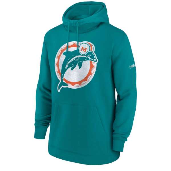 Men's Nike NFL Miami Dolphins Throwback Fleece Hoody