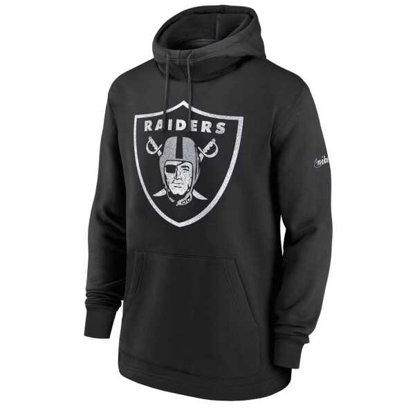 Men's Nike NFL Las Vegas Raiders Throwback Fleece Hoody