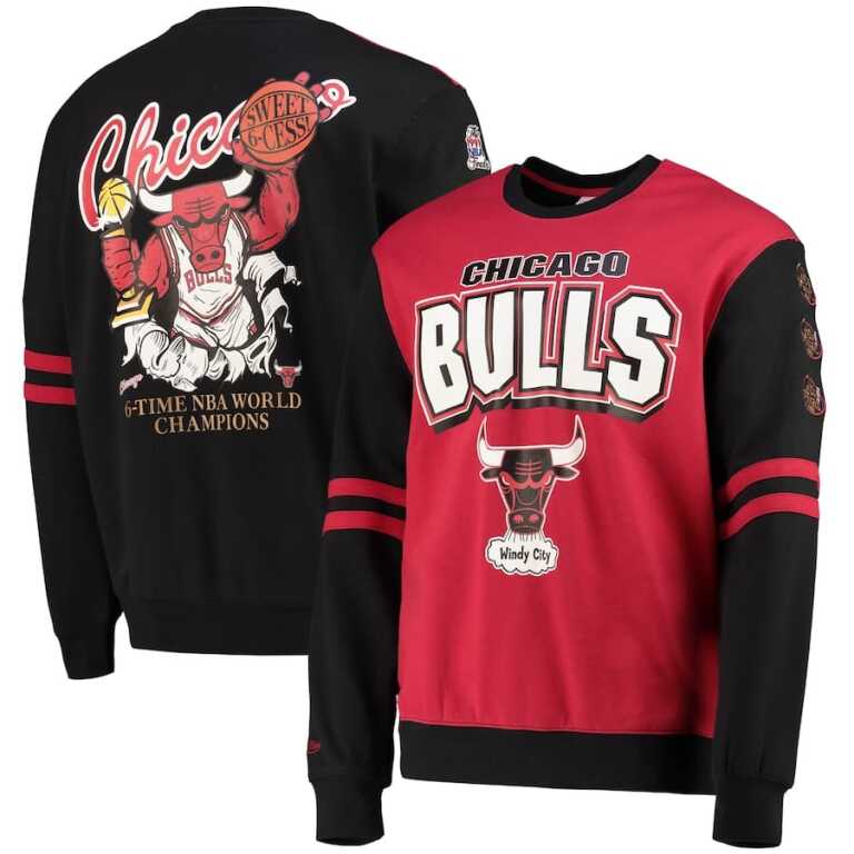Mitchell & Ness Chicago Bulls NBA All Over Crew 2.0 - Image 3