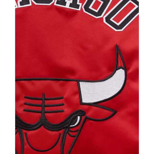 MITCHELL & NESS CHICAGO BULLS HEAVYWEIGHT SATIN JACKET - Image 4
