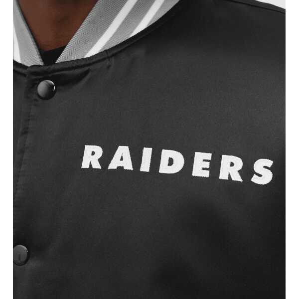 MITCHELL & NESS LAS VEGAS RAIDERS HEAVYWEIGHT SATIN JACKET - Image 3