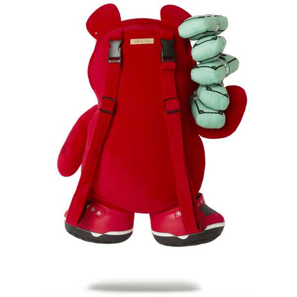 MOCHILA SPRAYGROUND SOULJA BOY BEAR BACKPACK ROJO - Image 4