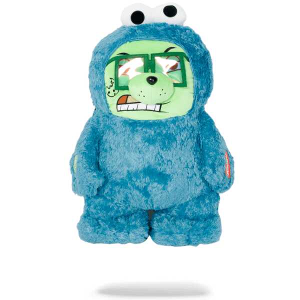 MOCHILA SPRAYGROUND COOKIE MONSTER MONEY BEAR AZUL