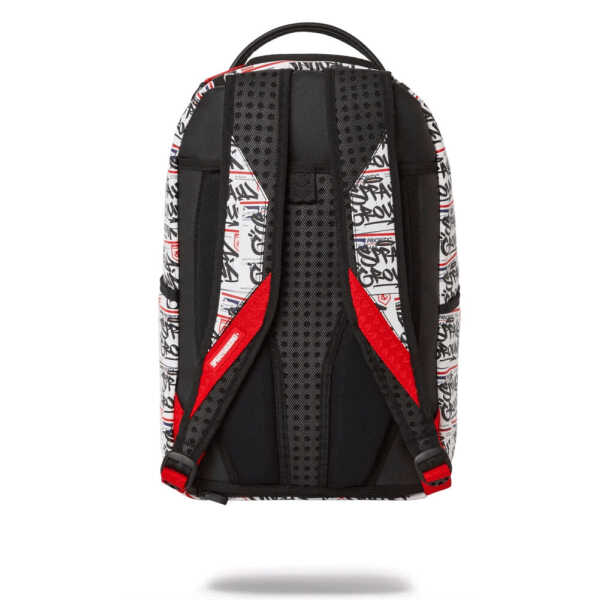 MOCHILA SPRAYGROUND HELLO MY NAME IS STICKERS BLANCO - Image 5