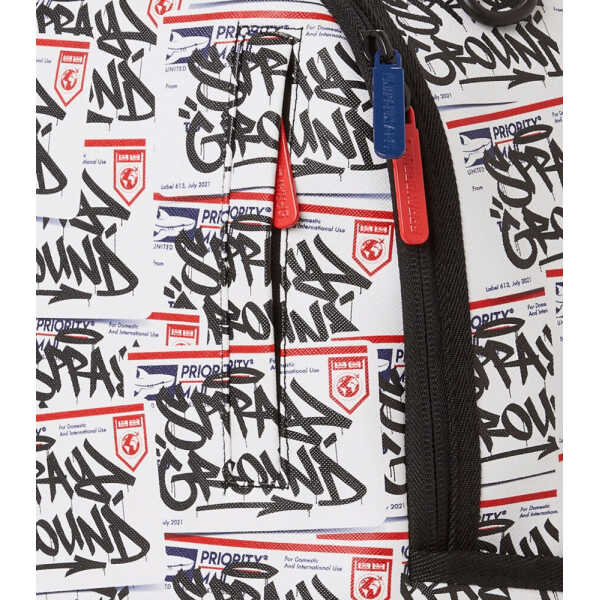 MOCHILA SPRAYGROUND HELLO MY NAME IS STICKERS BLANCO - Image 7