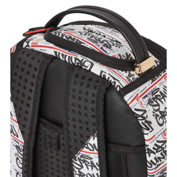 MOCHILA SPRAYGROUND HELLO MY NAME IS STICKERS BLANCO - Image 8