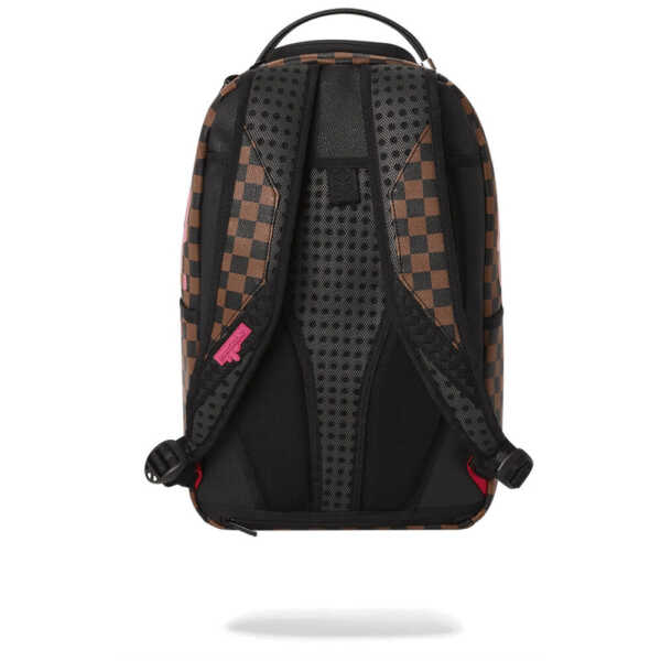 MOCHILA SPRAYGROUND PINK DRIP BROWN CHECK DLX BACKPACK - Image 3