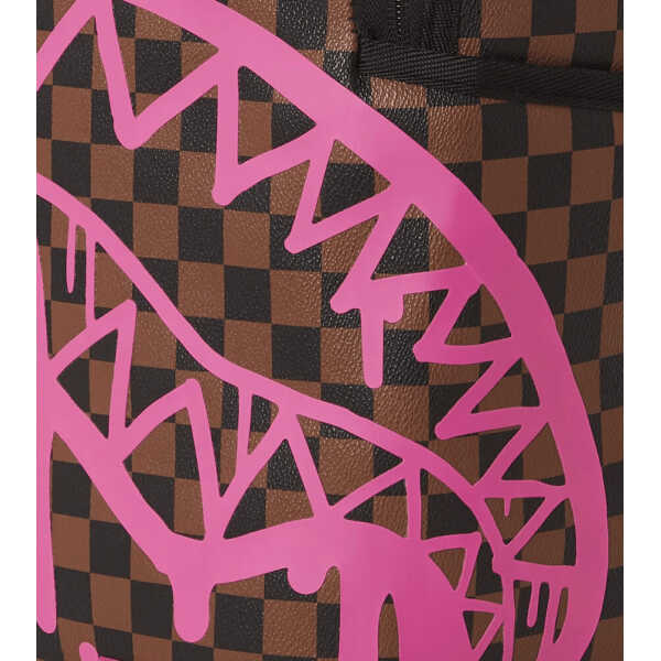 MOCHILA SPRAYGROUND PINK DRIP BROWN CHECK DLX BACKPACK - Image 5