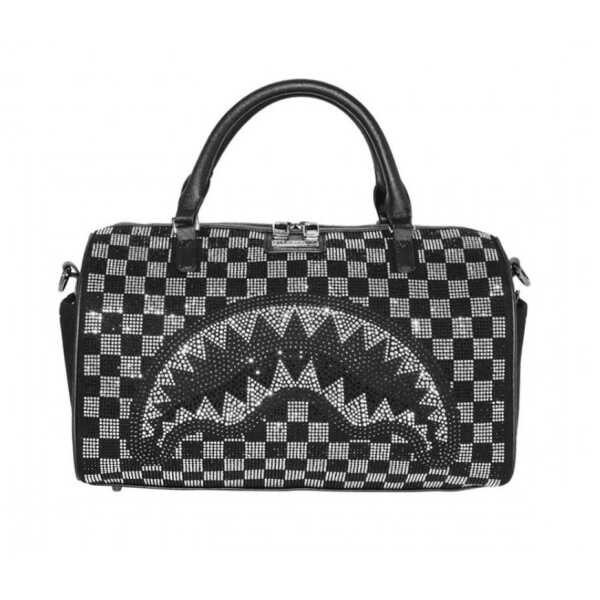 BOLSA SPRAYGROUND TRINITY CHECKERED MINI DUFFLE