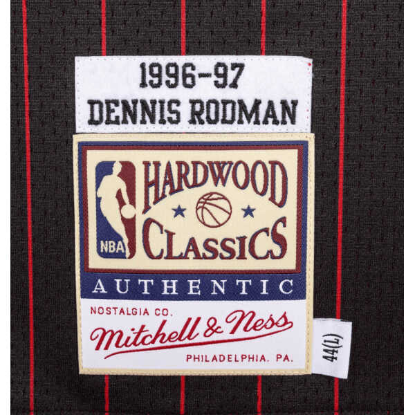 Men’s Mitchell & Ness Swingman Jersey Chicago Bulls Dennis Rodman '1995-96' - Image 3