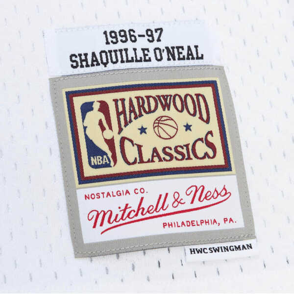 Men’s Mitchell & Ness Cracked Cement Swingman Shaquille O'Neal Los Angeles Lakers 1996-97 Jersey - Image 4
