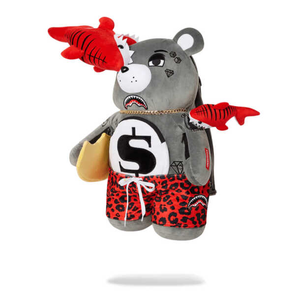 Mochila Sprayground SHARK FRIENDS MONEYBEAR TEDDYBEAR BACKPACK - Image 3