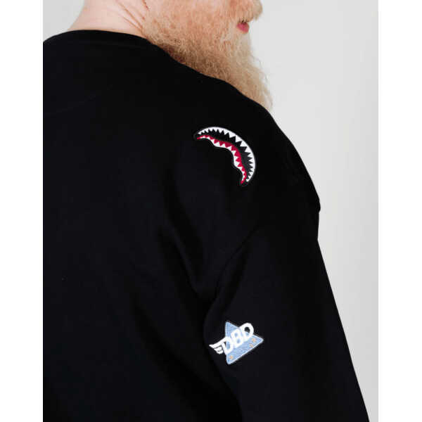 Men's SPRAYGROUND SWEATSHIRT CHARACTERS CREWNECK BLACK - Image 5