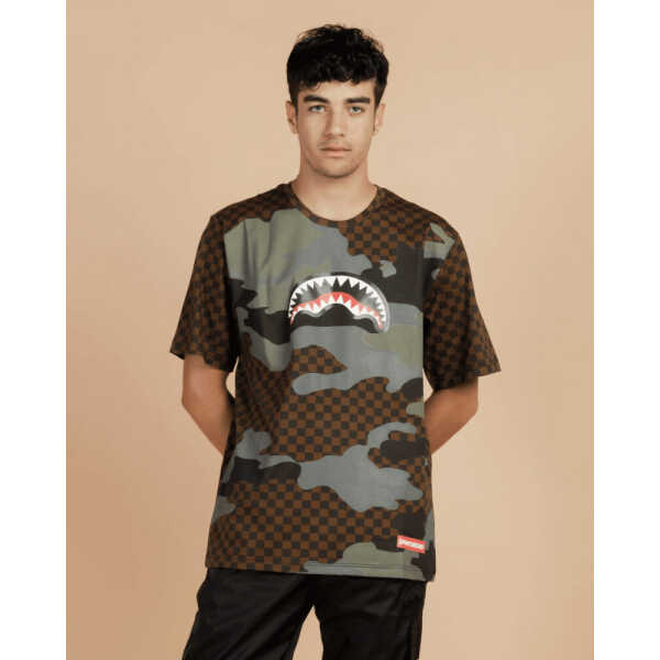 Men's CAMISETA SPRAYGROUND CAMU E QUADRI