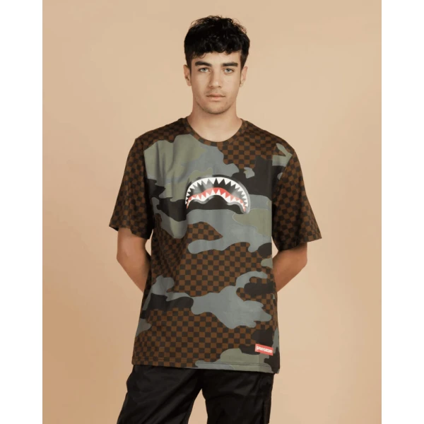 Men's CAMISETA SPRAYGROUND CAMU E QUADRI