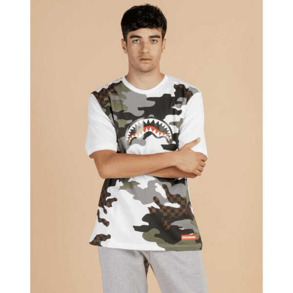 Men's CAMISETA SPRAYGROUND STAMPA MIMETICA