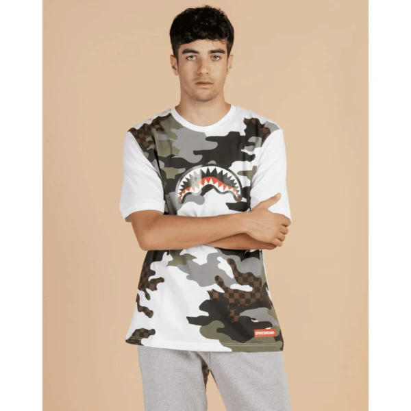 Men's CAMISETA SPRAYGROUND STAMPA MIMETICA