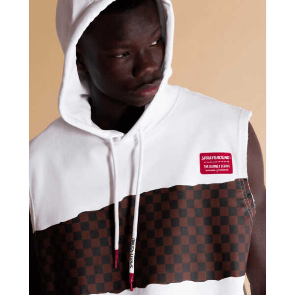 Men's SPRAYGROUND ANDRE CHECKERED HOODIE - Image 3