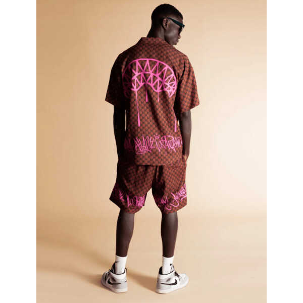 Men's SPRAYGROUND BERMUDA SHORTS SKULL CHECKERD - Image 6