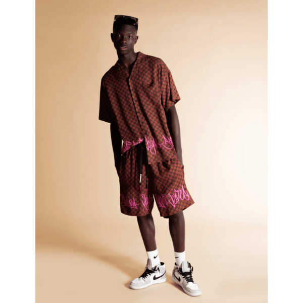 Men's SPRAYGROUND BERMUDA SHORTS SKULL CHECKERD - Image 5