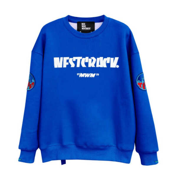 MWM NESTCRACK & CROSSES CAPSULE SWEATSHIR
