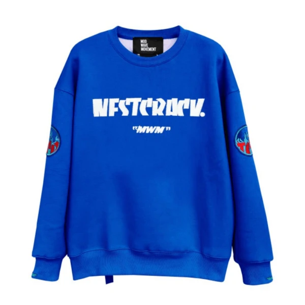 MWM NESTCRACK & CROSSES CAPSULE SWEATSHIR
