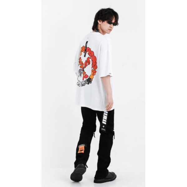 CAMISETA UNISEX MOD WAVE MOVEMENT OVERSIZED Obf Desing CAPSULE - Image 4