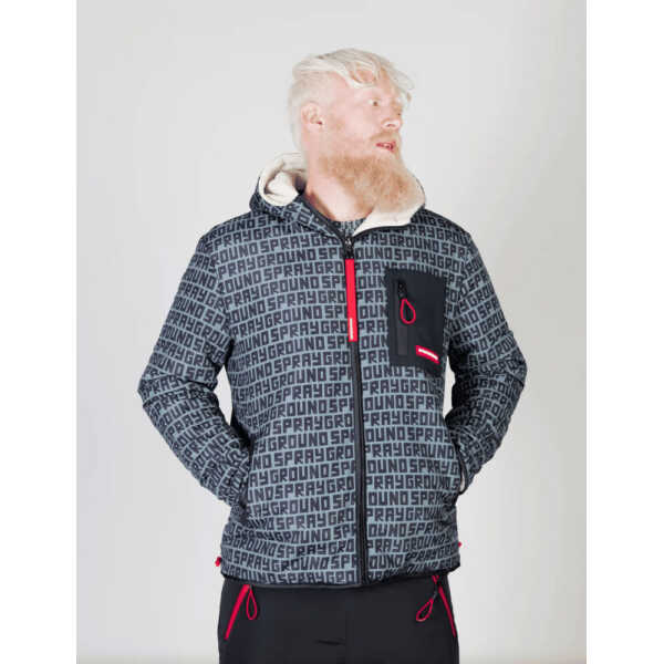 CHAQUETA SPRAYGROUND ECLIPSE DOUBLE FACE TEDDY NYLON