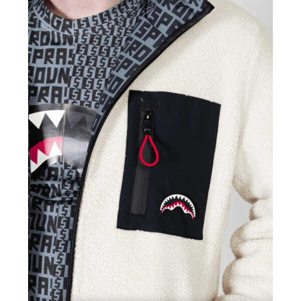 CHAQUETA SPRAYGROUND ECLIPSE DOUBLE FACE TEDDY NYLON - Image 7