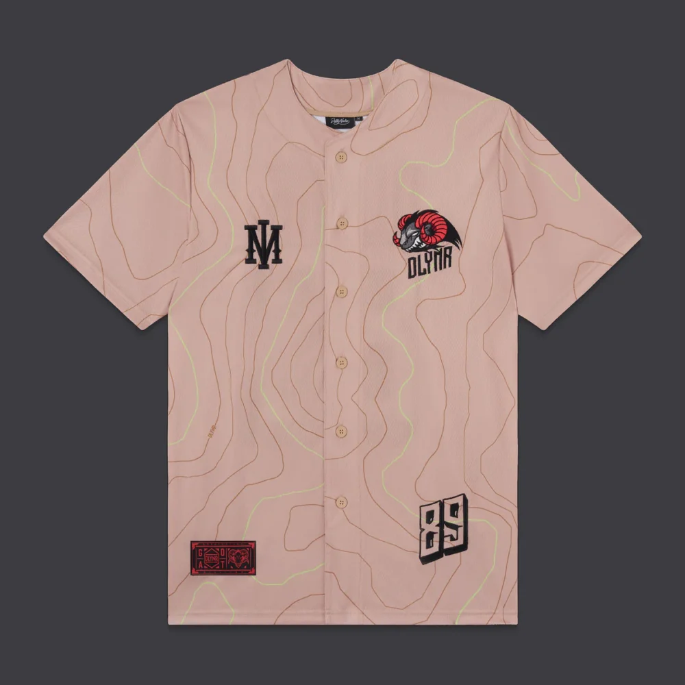 Dolly Noire GOAT Dune Baseball Shirt Beige