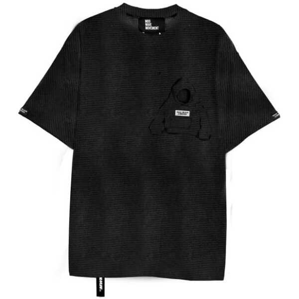 CAMISETA UNISEX MOD WAVE MOVEMENT OVERSIZED BLACK CAPSULE T-SHIRT CON MINIATURA