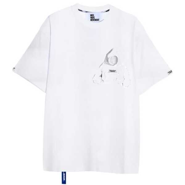 CAMISETA UNISEX MOD WAVE MOVEMENT OVERSIZED BLACK CAPSULE T-SHIRT CON MINIATURA