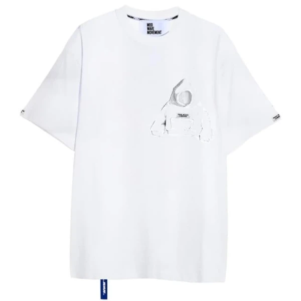CAMISETA UNISEX MOD WAVE MOVEMENT OVERSIZED BLACK CAPSULE T-SHIRT CON MINIATURA