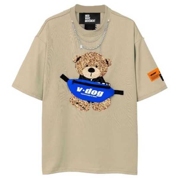 CAMISETA UNISEX MOD WAVE MOVEMENT OVERSIZED TEDDY CAPSULE T-SHIRT