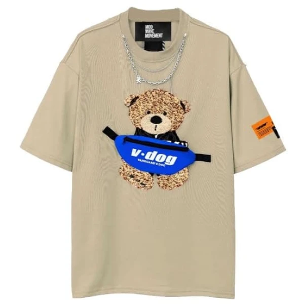CAMISETA UNISEX MOD WAVE MOVEMENT OVERSIZED TEDDY CAPSULE T-SHIRT