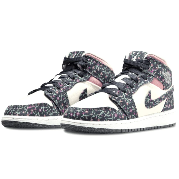 Air Jordan 1 Mid GS “Floral Cambas”