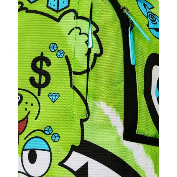 Mochila Sprayground TRIPLE BEAR GREEN DLXSR BACKPACK - Image 7