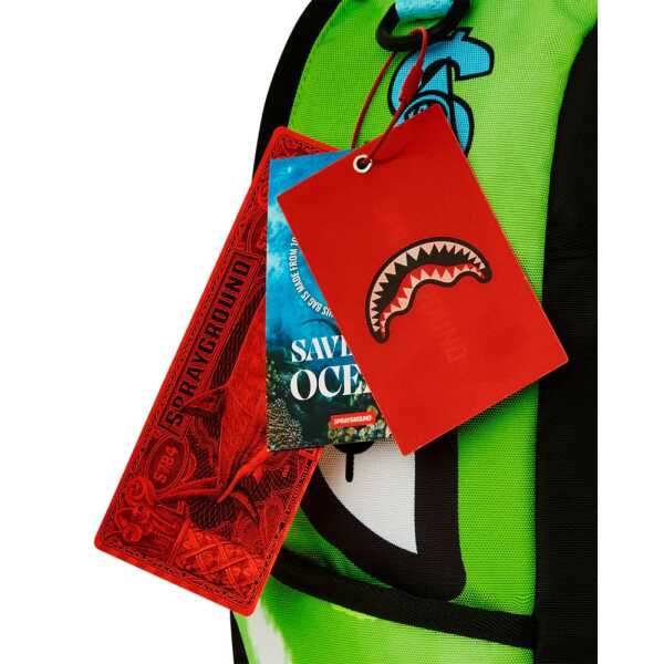 Mochila Sprayground TRIPLE BEAR GREEN DLXSR BACKPACK - Image 10