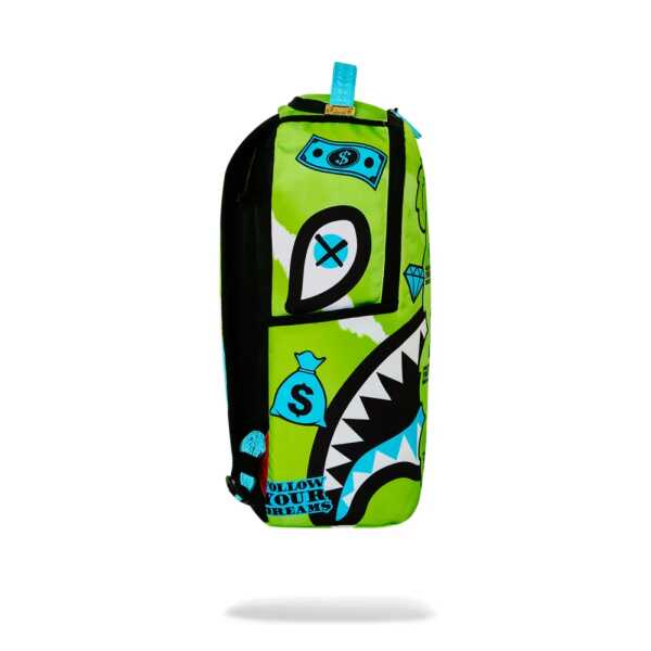 Mochila Sprayground TRIPLE BEAR GREEN DLXSR BACKPACK - Image 5
