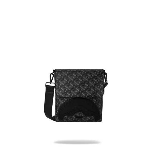 Bolsa pequeña Sprayground 3DSG BLACKOUT MESSENGER SLING