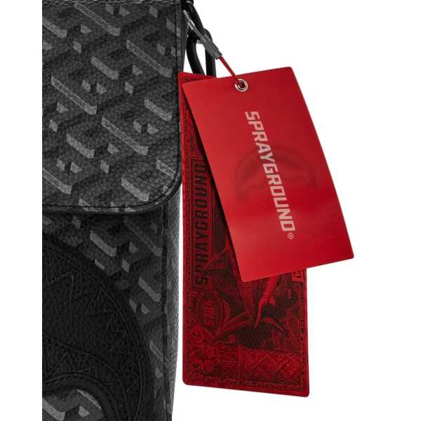 Bolsa pequeña Sprayground 3DSG BLACKOUT MESSENGER SLING - Image 4