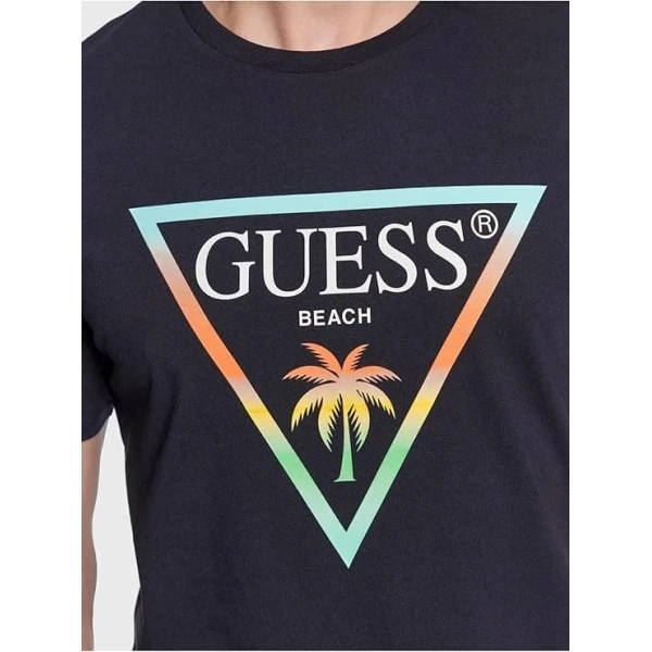 Guess Triangle Tee Palm - Image 3
