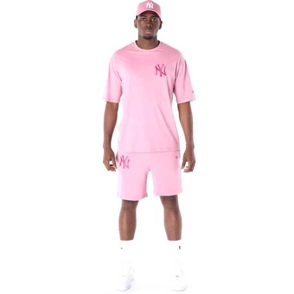 New Era Conjunto De Camiseta y Pantalón Corto New York Yankees MLB League Essential Rosa