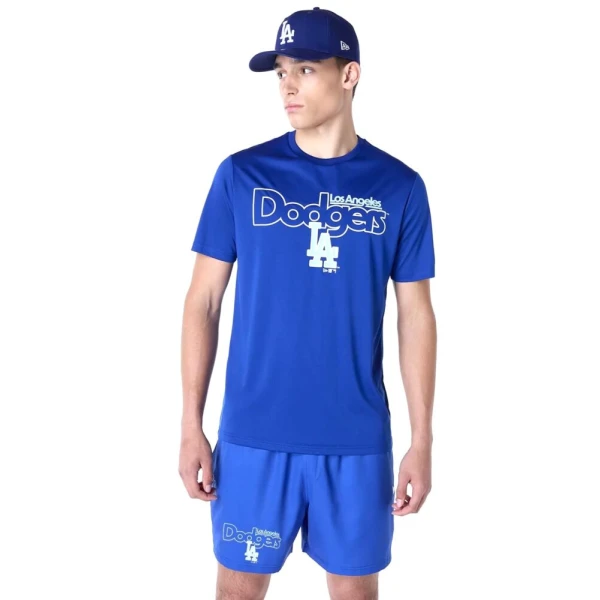 New Era Conjunto de Camiseta y Pantalón Corto LA Dodgers MLB Essential Azul