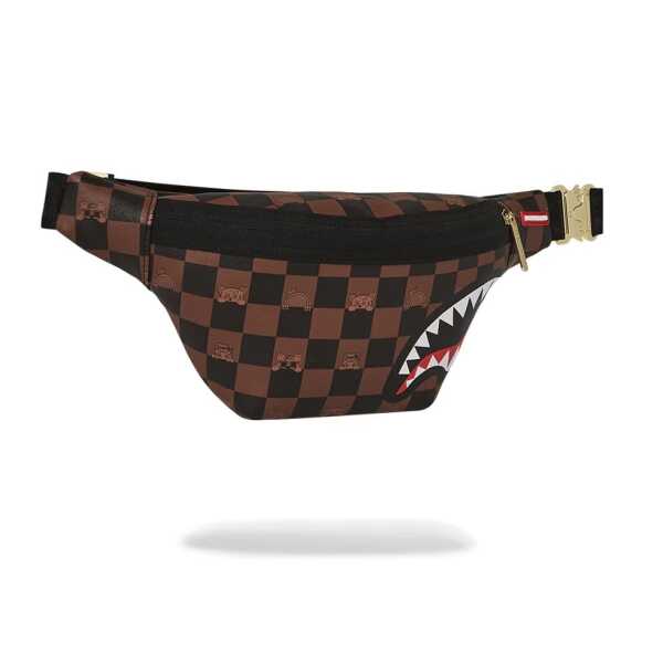 Riñonera Sprayground PEEKING CHARACTER CHECK CROSSBODY