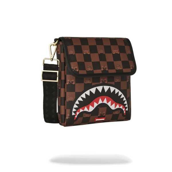 Riñonera Sprayground PEEKING CHARACTER CHECK MESSENGER SLING