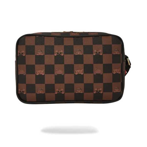 Bolso de mano Sprayground PEEKING CHARACTER CHECK TOILETRY - Image 3
